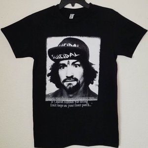 New "Suicidal Tendencies Charlie Manson" T-Shirt. Available From Small–2XL.